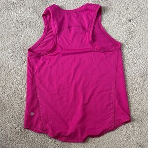 lululemon athletica Fuchsia Tank Top